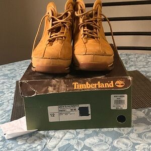 Timberland Men's Wheat/Tan Nubuck Lace-Up Boots